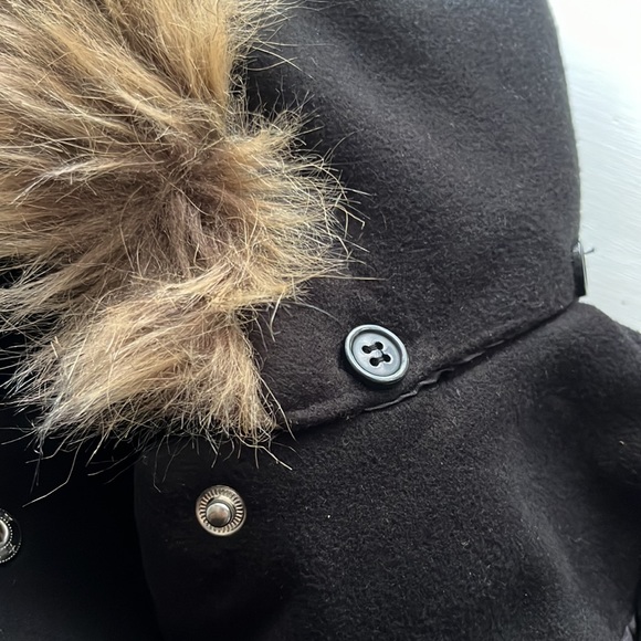 Sebby Girls Toddler faux wool winter coat 12M - Picture 5 of 11